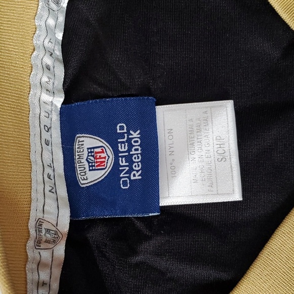 Vintage NFL Reebok Black & Gold Ingram New Orleans Saints 28 Jersey Mens Size S - Picture 15 of 17
